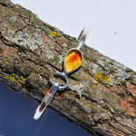 Caribbean Amber Teardrop Bangle - eGallery Shoppe