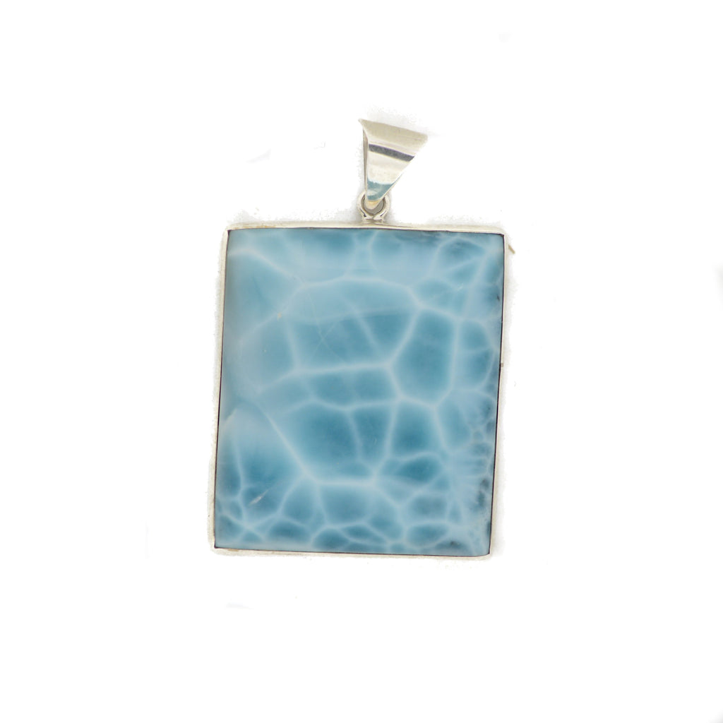 Extra Large AAA Grade Larimar Pendant   30g - eGallery Shoppe