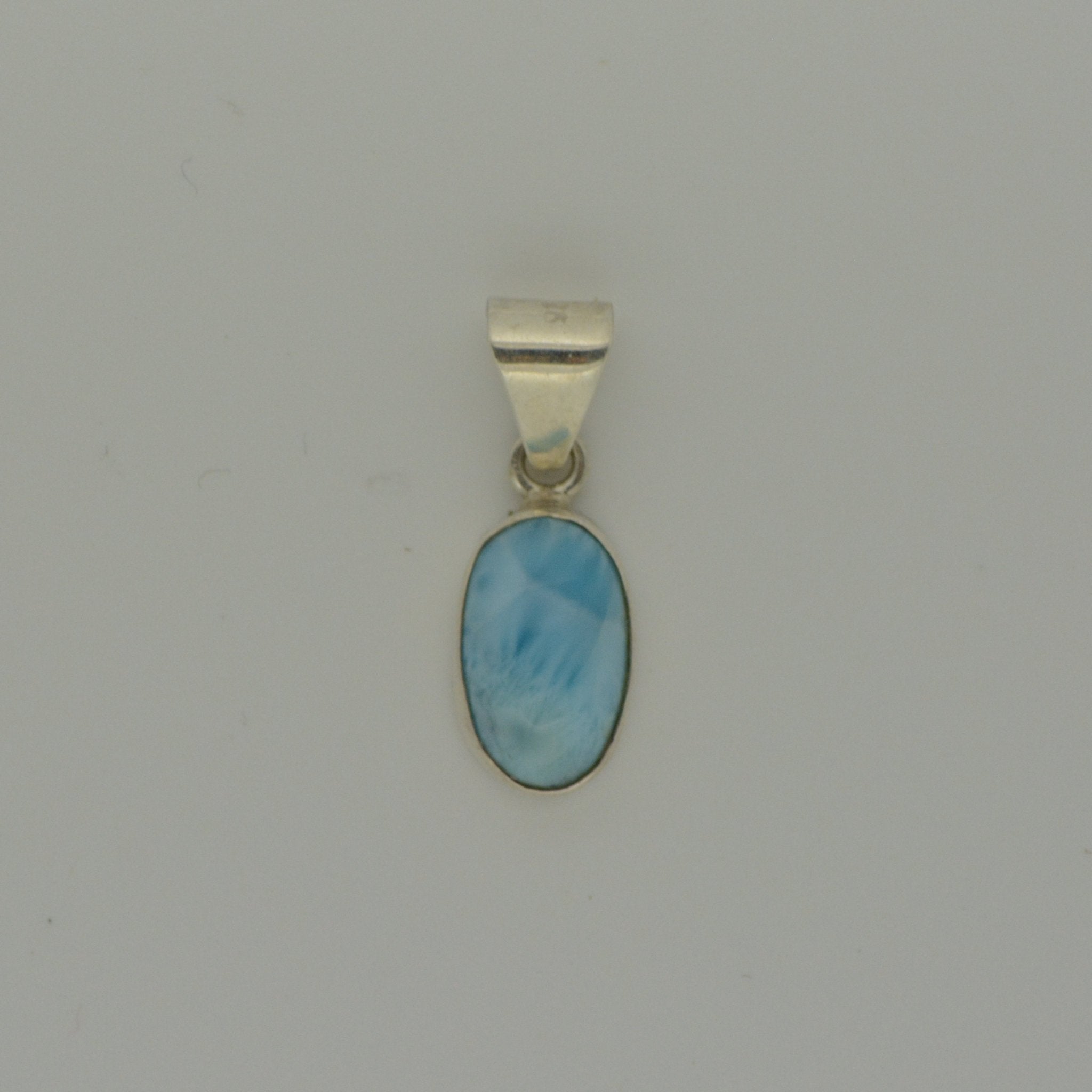 Small Larimar Pendant     2.3g - eGallery Shoppe