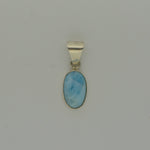 Small Larimar Pendant     2.3g - eGallery Shoppe