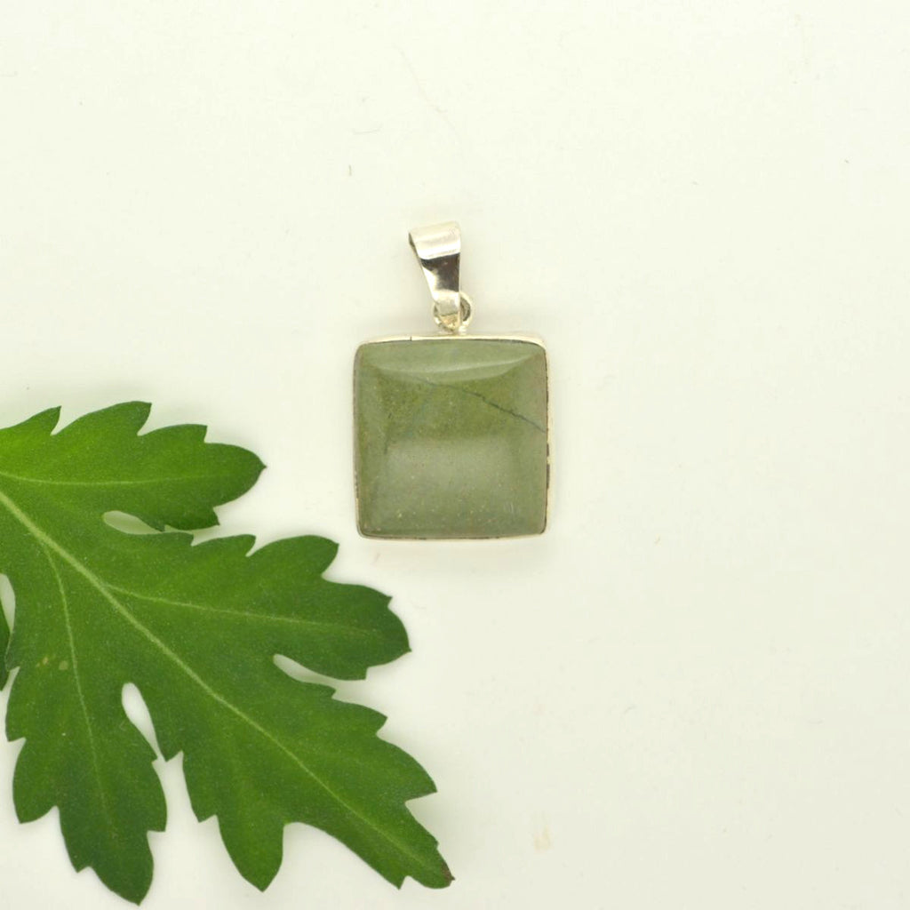 Tortola Green Jasper Med Pendant 10.3g - eGallery Shoppe