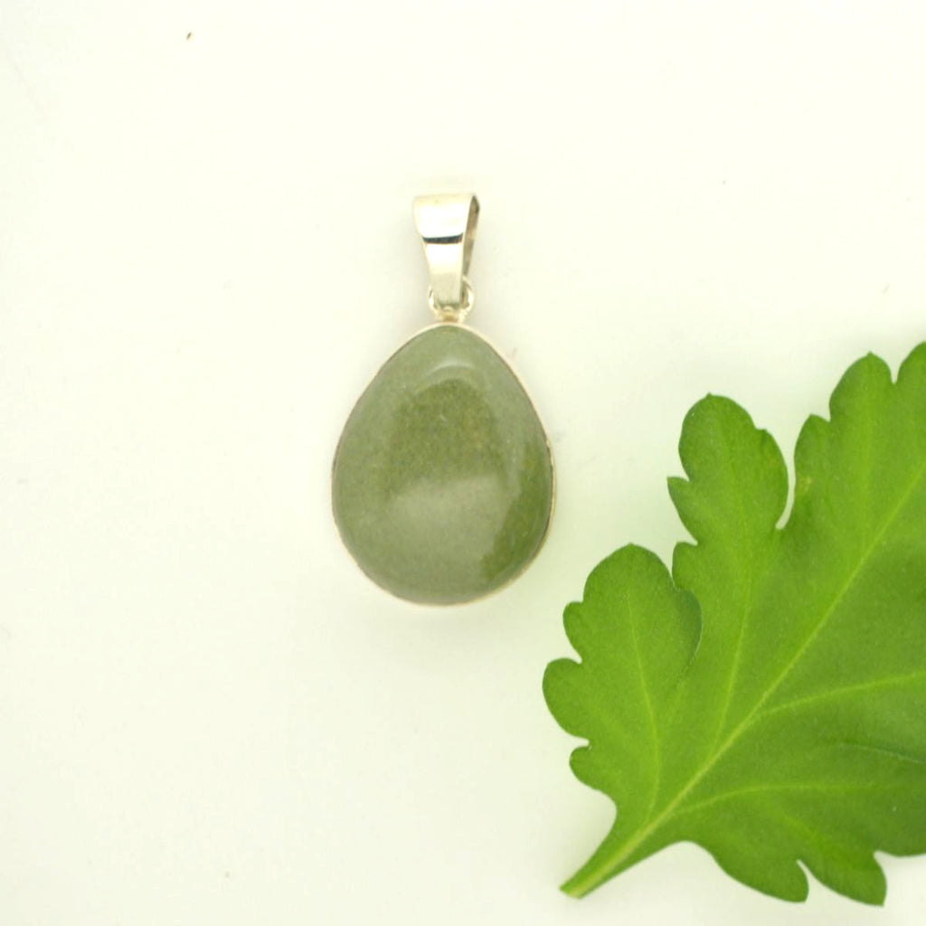 Tortola Green Jasper Large Pendant 9.6g - eGallery Shoppe