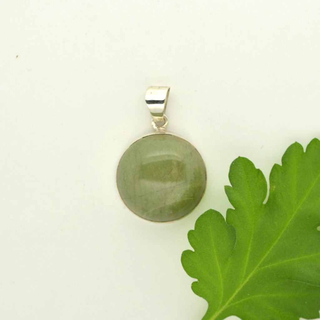 Tortola Green Jasper Large Pendant 10.9g - eGallery Shoppe