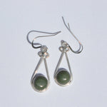 Tortola Green Jasper Dangle Earrings - eGallery Shoppe