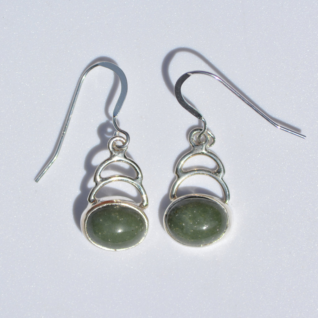 Tortola Green Jasper Earrings - eGallery Shoppe