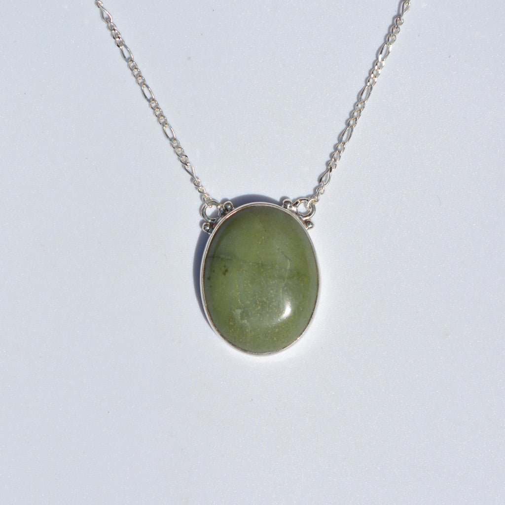 Tortola Green Jasper Large Necklace - eGallery Shoppe