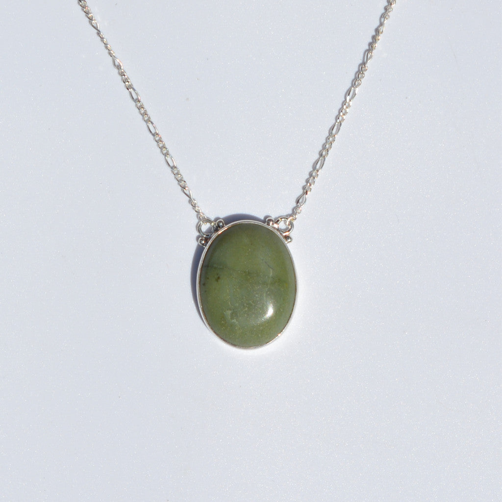 Tortola Green Jasper Large Necklace - eGallery Shoppe