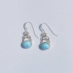 Larimar Step Dangle Earrings - eGallery Shoppe
