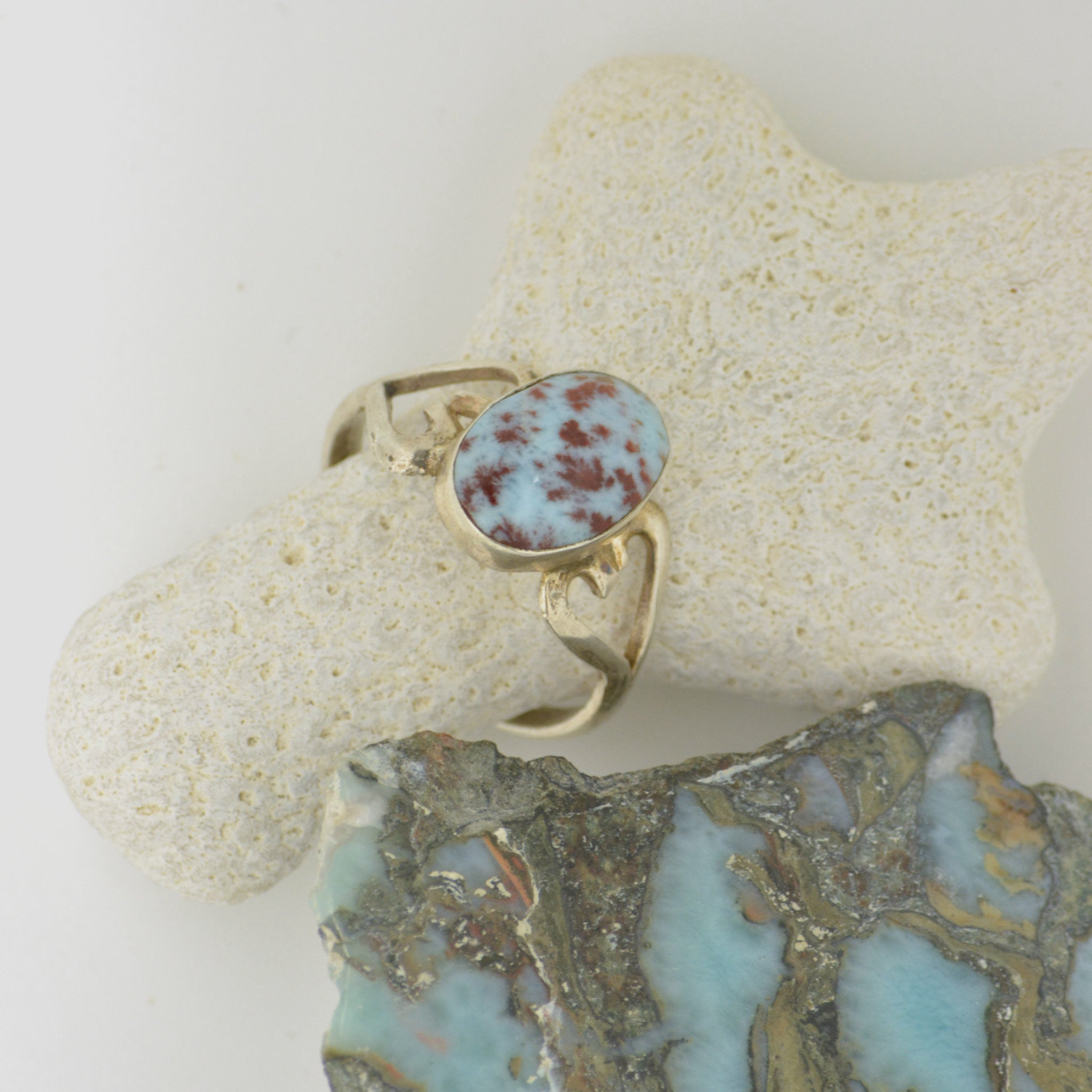 Small Larimar Ring   Size 8.5      3.1g - eGallery Shoppe