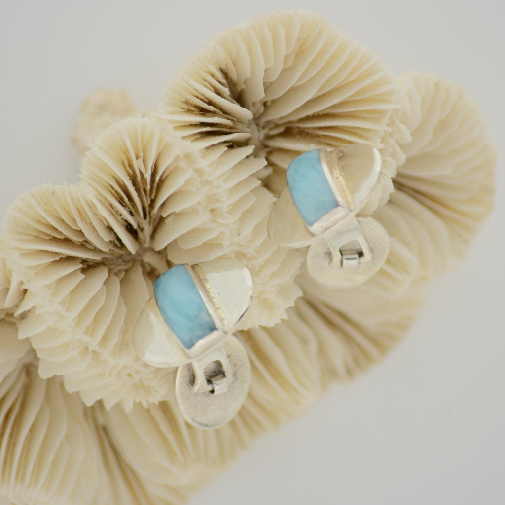 Larimar Cuff Links 10.4g - eGallery Shoppe