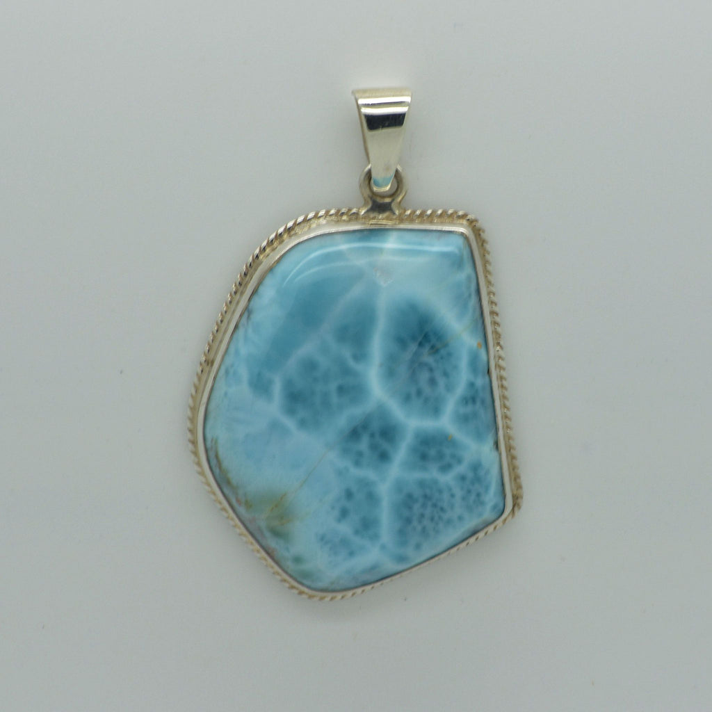 Large Larimar 5 sided Pendant 26.9g - eGallery Shoppe