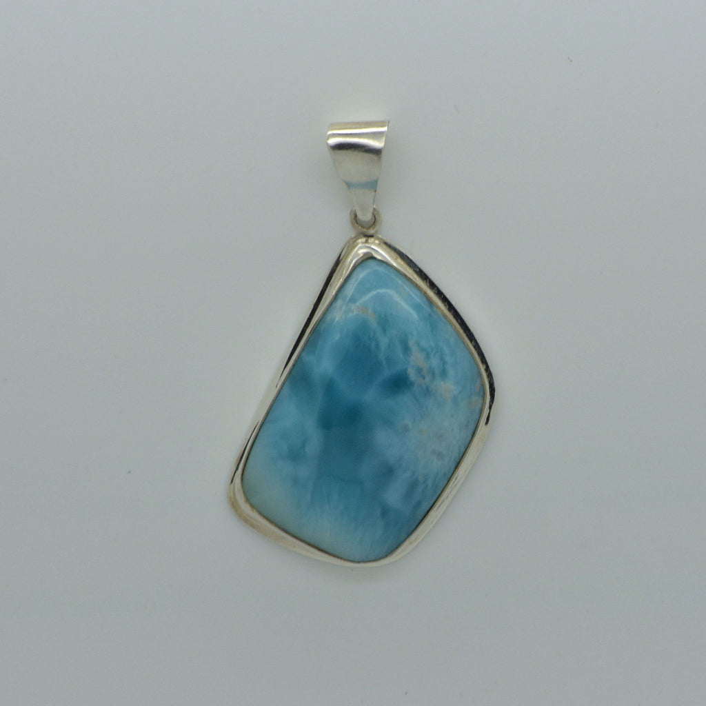 Medium Larimar Abstract Pendant 13.4g - eGallery Shoppe